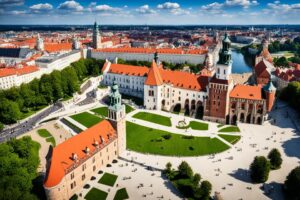 Zabytkowy Wawel w Karakowie