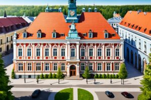 Zabytkowy ratusz miejski w Białymstoku