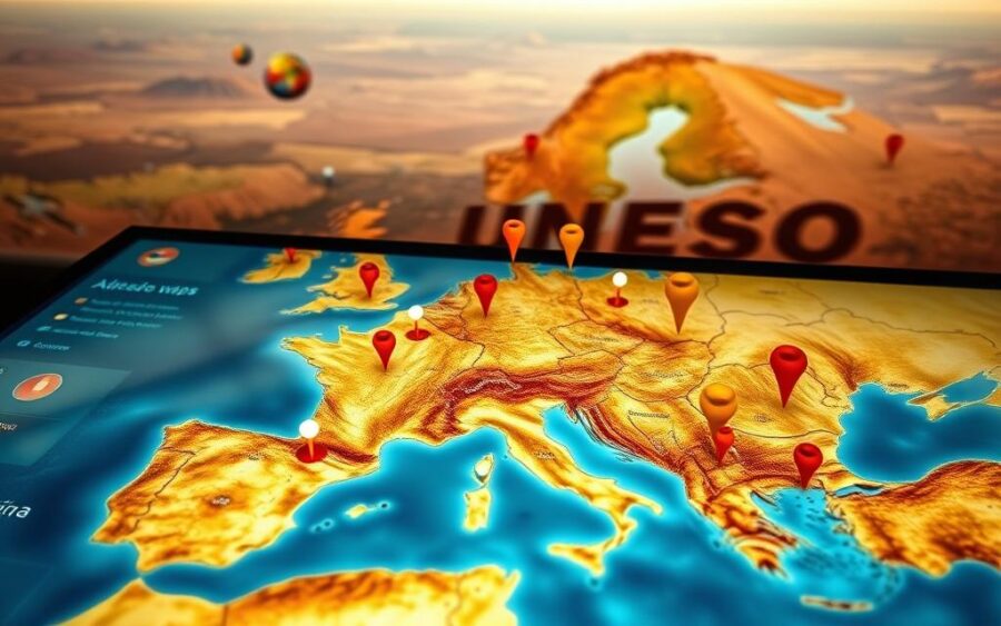 Mapa interaktywna: szlaki UNESCO w Europie